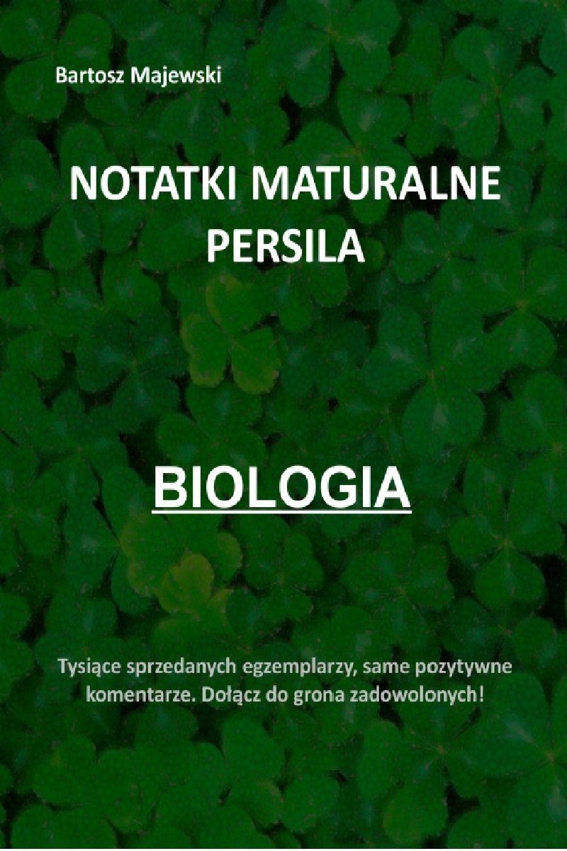 Notatki maturalne persila. Biologia - Ebook (Książka PDF) do pobrania w formacie PDF