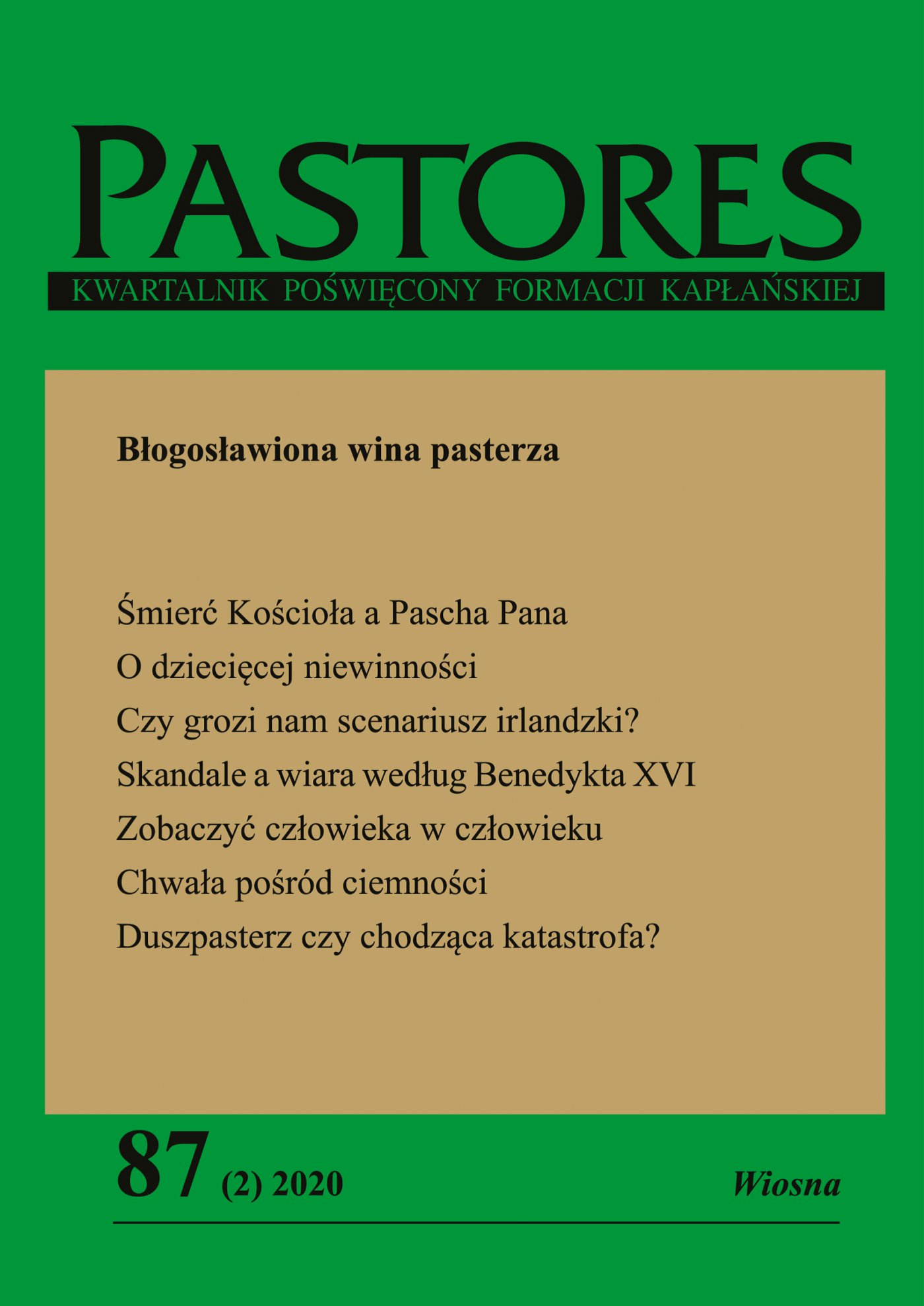 Pastores 87 (2) 2020 - Ebook (Książka EPUB) do pobrania w formacie EPUB