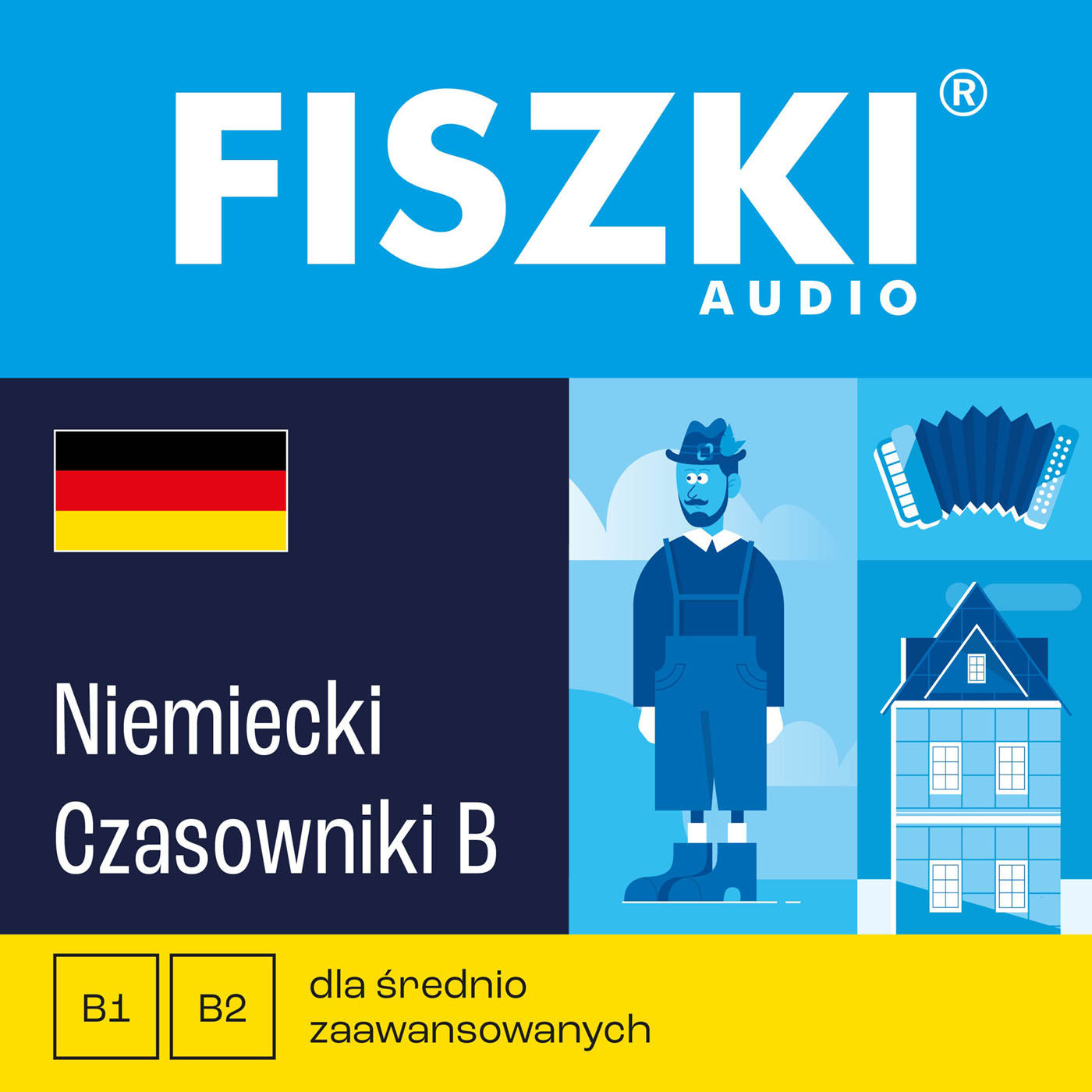 FISZKI audio – niemiecki – Czasowniki dla średnio zaawansowanych - Audiobook (Książka audio MP3) do pobrania w całości w archiwum ZIP