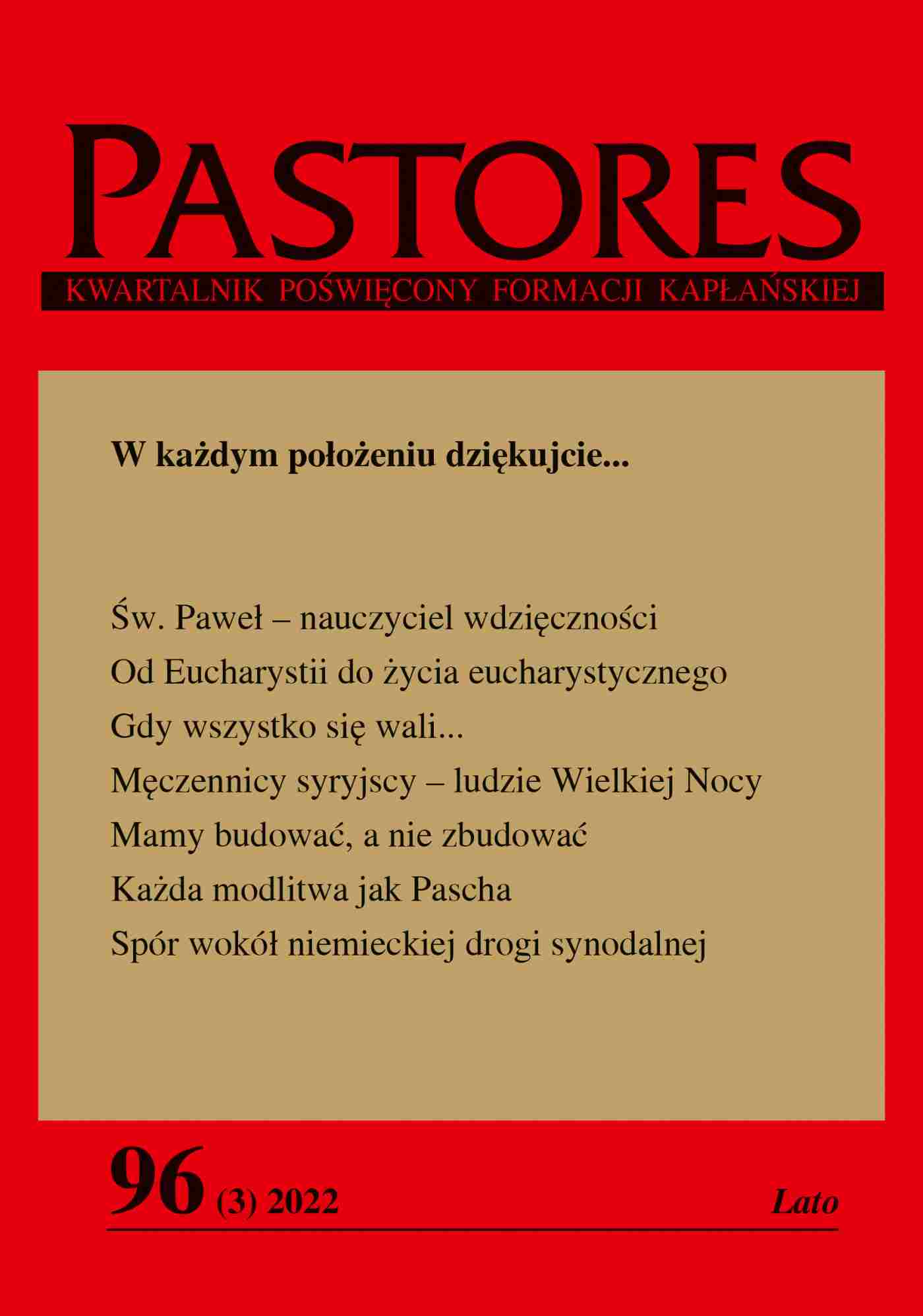 Pastores 96 (3) 2022 lato - Ebook (Książka EPUB) do pobrania w formacie EPUB