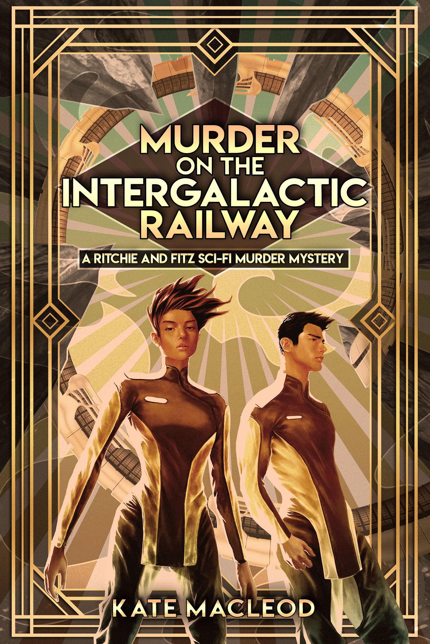 Murder on the Intergalactic Railway - Ebook (Książka EPUB) do pobrania w formacie EPUB