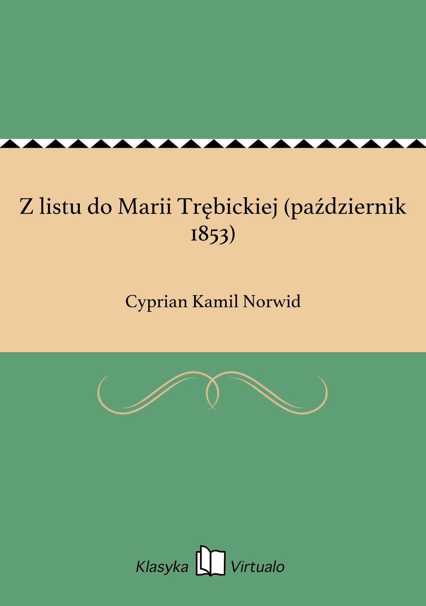 Z listu do Marii Trębickiej (październik 1853) - Ebook (Książka EPUB) do pobrania w formacie EPUB
