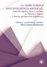 La Unión Europea ante inteligencia artificial - Maria Supera-Markowska - ebook