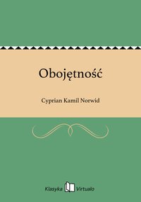 Obojętność - Cyprian Kamil Norwid - ebook