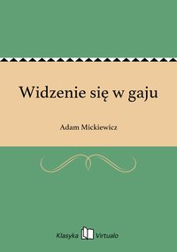Widzenie się w gaju - Adam Mickiewicz - ebook