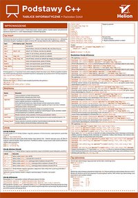 Tablice informatyczne. Podstawy C++ - Radosław Sokół - ebook