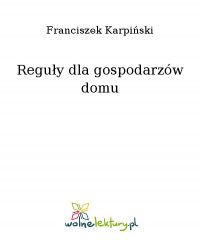 Reguły dla gospodarzów domu - Franciszek Karpiński - ebook