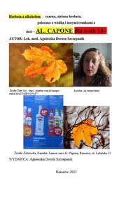Herbata z alkoholem  -  czarna, zielona herbata, polecana z wódką i innymi trunkami z sieci – AL. CAPONE dla osób 18+ - Lek. med. Agnieszka Dorota Szczepanik - ebook