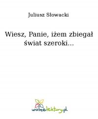 Wiesz, Panie, iżem zbiegał świat szeroki... - Juliusz Słowacki - ebook