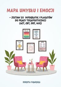 Mapa Umysłu i Emocji   – zestaw 20  infografik i plakatów  do pracy terapeutycznej - Dorota Figarska - ebook