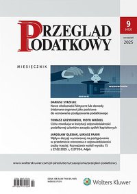 Przegląd Podatkowy - Nr 9/2025 [413] - Opracowanie zbiorowe - ebook
