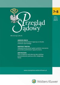 Przegląd Sądowy - Nr 7-8/2025 - Opracowanie zbiorowe - ebook