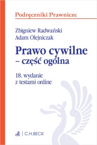 Prawo cywilne - część ogólna z testami online - Zbigniew Radwański - ebook