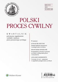 Polski Proces Cywilny - Nr 3/2025 - Opracowanie zbiorowe - ebook