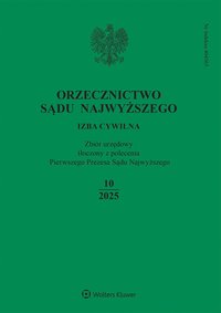 Orzecznictwo Sądu Najwyższego. Izba Cywilna - Nr 10/2025 - Opracowanie zbiorowe - ebook
