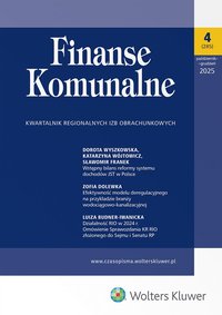 Finanse Komunalne - Nr 4/2025 - Opracowanie zbiorowe - ebook