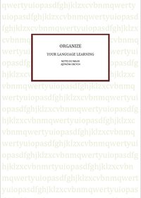 Organize your  language learning - Marta Mirowska - ebook