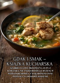 Gdak i smak – książka kucharska: Szybkie i łatwe przepisy na zupy z kurczaka, nie tylko rosół || Z ryżem, w wersji kremowej, z makaronem i inne pomysły na domowe jedzenie - Damian Kowalsky - ebook
