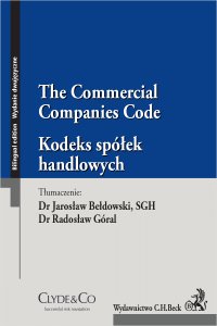 Kodeks spółek handlowych. The Commercial Companies Code - Jarosław Bełdowski - ebook
