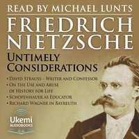 Untimely Meditations - Friedrich Nietzsche - audiobook