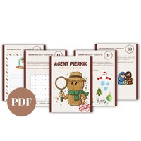 KALENDARZ ADWENTOWY GRY I ZABAWY DLA DZIECI PLIK PDF AGENT PIERNIK - Iris Aurora - ebook