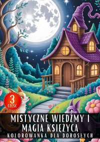 Kolorowanka dla Dorosłych Mistyczne Wiedźmy i Magia Księżyca Część 3 - Antystresowa Relaksująca Kolorowanka Książka do Kolorowania - 50 Stron z Rysunkami Do Pokolorowania - Artful Palette - ebook