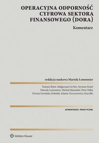 DORA. Operacyjna odporność cyfrowa sektora finansowego. Komentarz - Tomasz Bejm - ebook