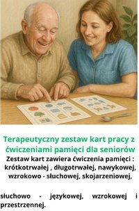 Terapeutyczny zestaw kart pracy z ćwiczeniami pamięci dla seniorów - Katarzyna Mleczko - ebook