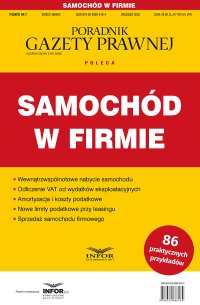 Samochód w firmie Podatki 7/2025 - Opracowanie zbiorowe - ebook