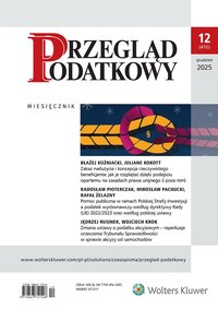 Przegląd Podatkowy - Nr 12/2025 [416] - Opracowanie zbiorowe - ebook