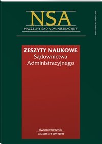 Zeszyty Naukowe Sądownictwa Administracyjnego - Nr 6/2021 (99) - Opracowanie zbiorowe - ebook