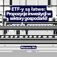 ETF-y są łatwe: Propozycje inwestycji w sektory gospodarki! - Marzena Wu - ebook