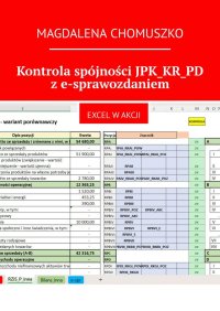 Kontrola spójności JPK_KR_PD z e-sprawozdaniem - Magdalena Chomuszko - ebook