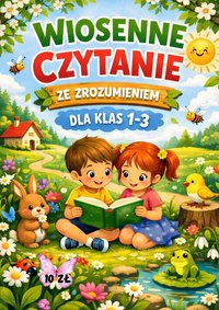 Wiosenny zestaw do czytania ze zrozumieniem – klasy 1–3 - Małgorzata Liszewska - ebook