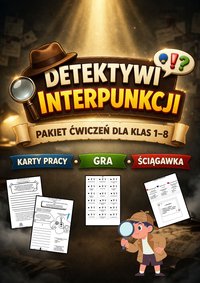 Detektywi Interpunkcji – pakiet kart pracy dla klas 1–8 - Małgorzata Liszewska - ebook