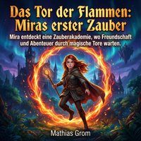 Das Tor der Flammen: Miras erster Zauber - Grom Mathias Grom - audiobook
