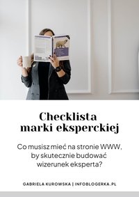 Checklista marki eksperckiej na stronie WWW - Gabriela Kurowska - ebook