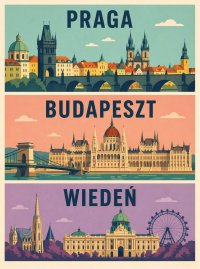 Praga Budapeszt Wiedeń Opowieść o trzech miastach - Bruno Blonski - ebook