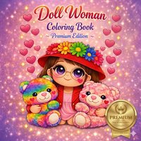 Doll Woman Coloring Book Premium Edition - Karolina Kwiatkiwska - ebook