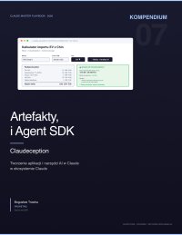 Artefakty i Agent SDK – Tworzenie aplikacji i narzędzi AI w Claude - Bogusław Trawka - ebook
