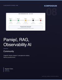 Pamięć, RAG i Observability AI – Ciągłość między sesjami i zarządzanie wiedzą - Bogusław Trawka - ebook