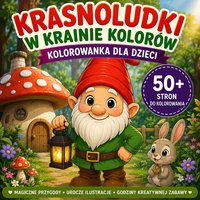 Krasnoludki w krainie kolorów. Kolorowanka dla dzieci - Aleksandra Łupińska - ebook