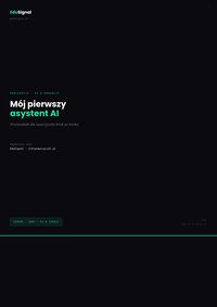 Mój pierwszy asystent AI. Przewodnik dla nauczyciela krok po kroku. - Magdalena Juda - ebook