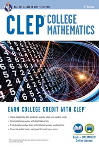 CLEP   College Mathematics Book + Online [DRM] - Author - ebook