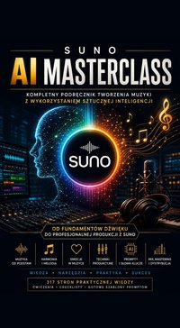 SUNO AI MASTERCLASS - Kompletny przewodnik tworzenia profesjonalnej muzyki z AI - Marcin Tomasz Rudawski - ebook