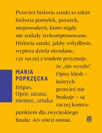 Impas. Opór, utrata, niemoc, sztuka - Maria Poprzęcka - ebook