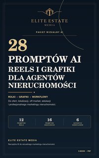 Pakiet wizualny AI dla agentów nieruchomości. Reels i grafiki  na social media - ELITE ESTATE MEDIA - ebook