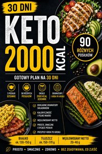 DIETA KETO 2000 KCAL GOTOWY PLAN NA 30 DNI - Radosław Sołtys - ebook