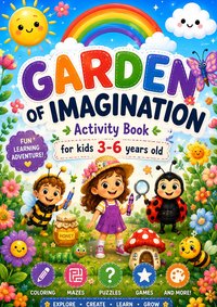 Garden Of Imagination - Activity Book for kids 3-6 years old - Anna Tkacz - ebook