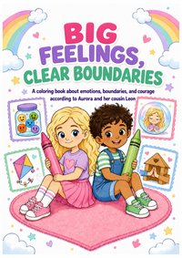Big Feelings, Clear Boundaries: A Coloring Book with Aurora and Leon - Aurora Borealis - ebook